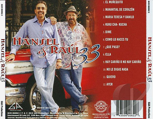 Hansel & Raul : 33 (CD, Comp, RM)