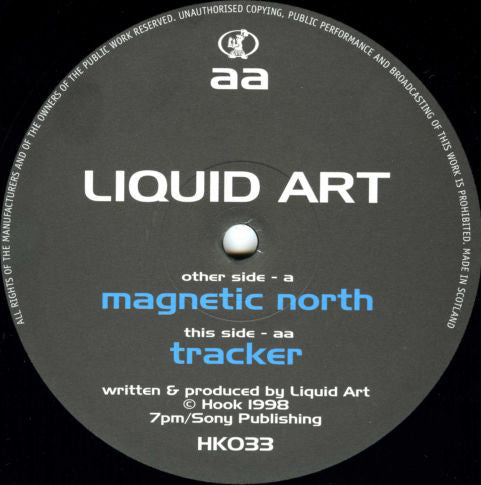 Liquid Art : Magnetic North / Tracker (12", Single)