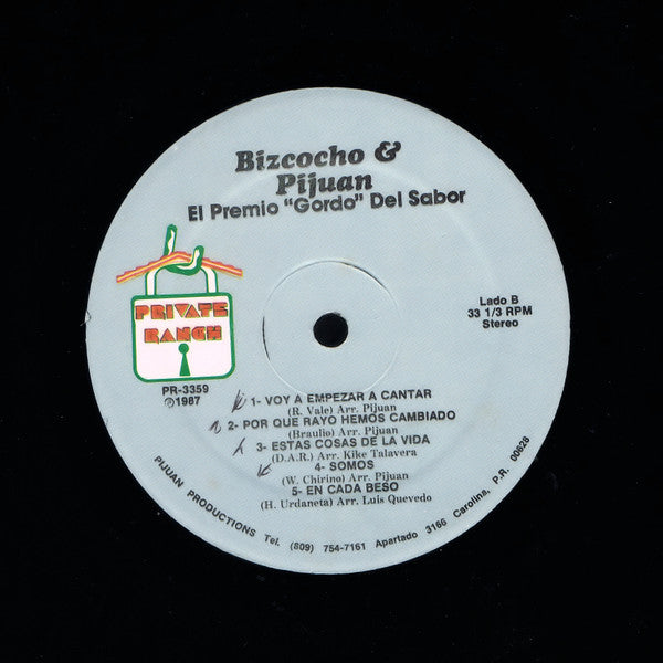 Bizcocho & Pijuan : El Premio "Gordo" Del Sabor  (LP, Album)