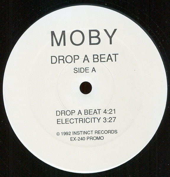Moby : Drop A Beat (12", Promo)