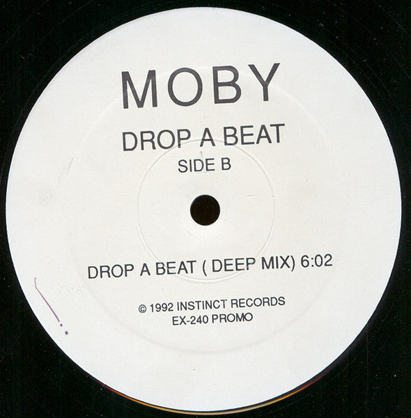 Moby : Drop A Beat (12", Promo)