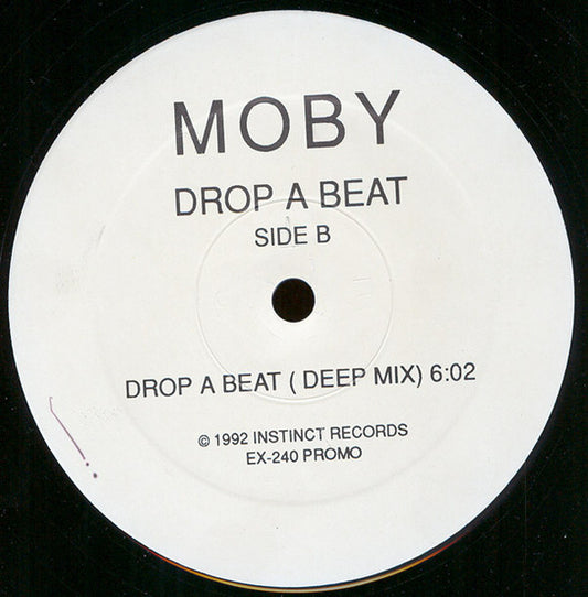 Moby - Drop A Beat vinyl record, 12" (Very Good Plus (VG+)) | Lulo Records