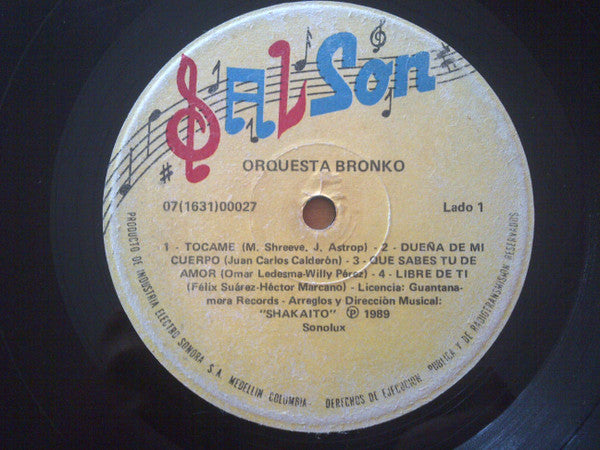 Orquesta Bronko : Bronko (LP, Album)
