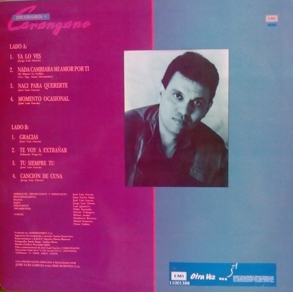 Jose Luis Garcia y Carángano : Momento Ocasional (LP, Album)