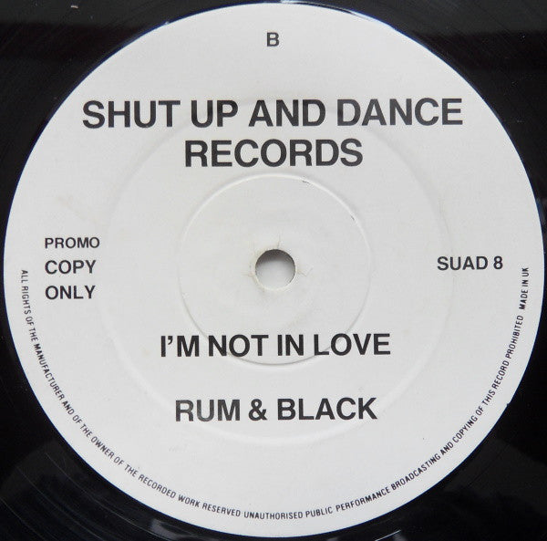 Rum & Black : Fuck The Legal Stations (12", Promo)