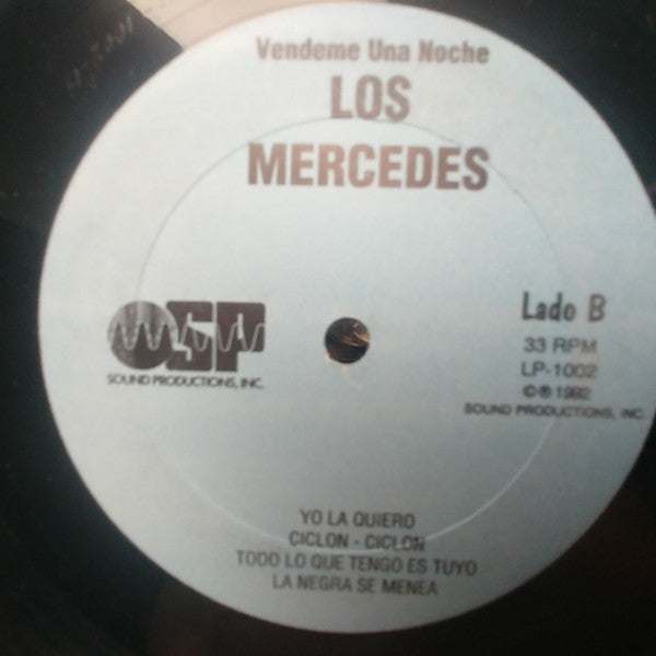 Los Hermanos Mercedes : Vendeme Una Noche (LP, Album)