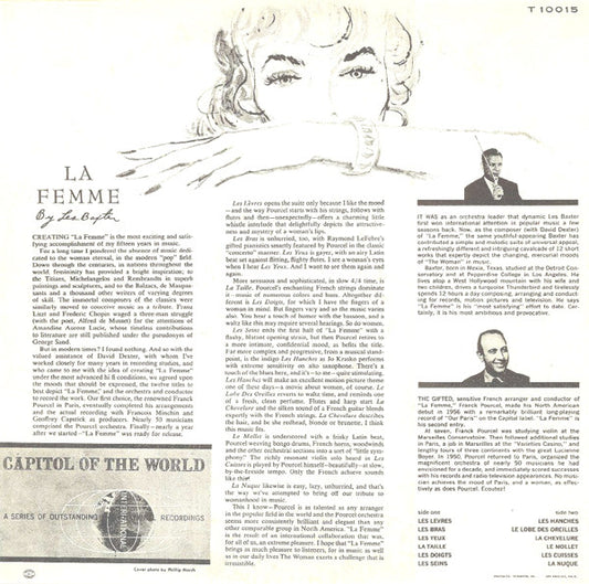 Franck Pourcel And His French Strings - Les Baxter’s La Femme vinyl record, LP (Very Good (VG)) | Lulo Records
