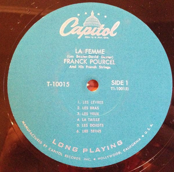 Franck Pourcel And His French Strings : Les Baxter’s La Femme (LP, Album, Mono)