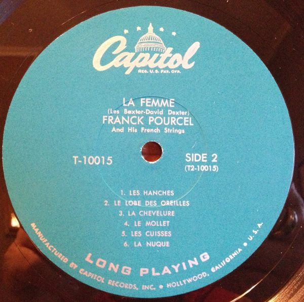 Franck Pourcel And His French Strings : Les Baxter’s La Femme (LP, Album, Mono)