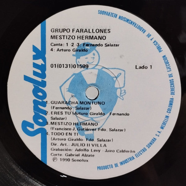 Grupo Farallones : Mestizo Hermano (LP, Album)