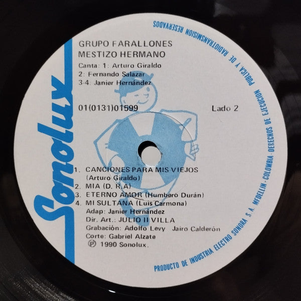 Grupo Farallones : Mestizo Hermano (LP, Album)