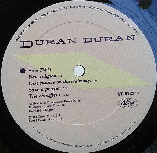 Duran Duran : Rio (LP, Album, Club, Car)