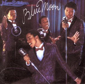 New Edition : Under The Blue Moon (LP, Album, Pin)