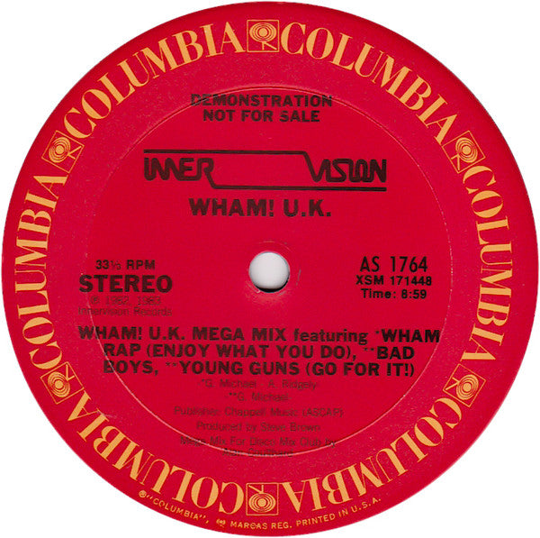Wham! U.K.* : Wham! U.K. Mega Mix (12", Promo)