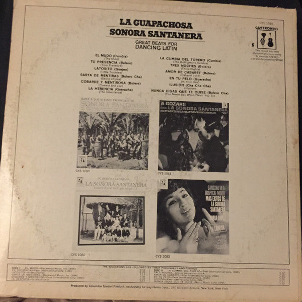 Sonora Santanera : La Guapachosa (LP, Album)
