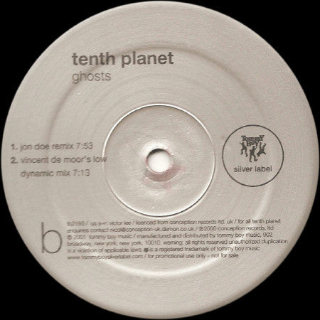 Tenth Planet : Ghosts (12")