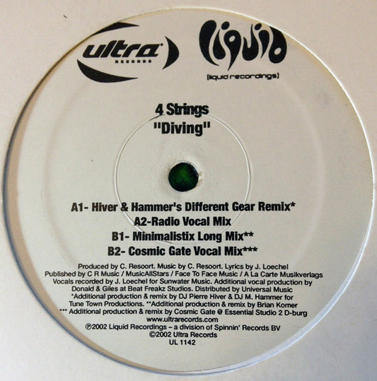 4 Strings : Diving (12")
