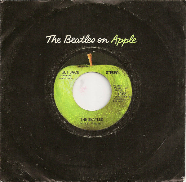 The Beatles With Billy Preston : Get Back (7", Single, Los)