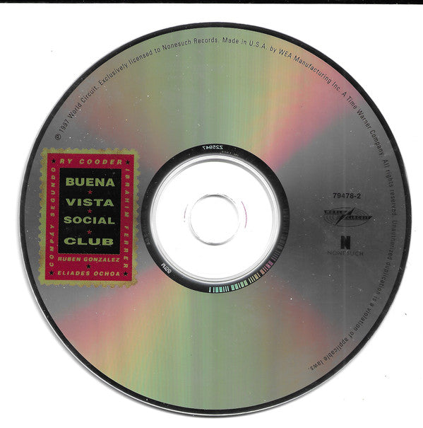 Buena Vista Social Club : Buena Vista Social Club (CD, Album, RE)
