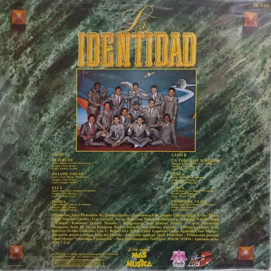 La Identidad : Un Toque De Misterio...Con Salsa (LP, Album)