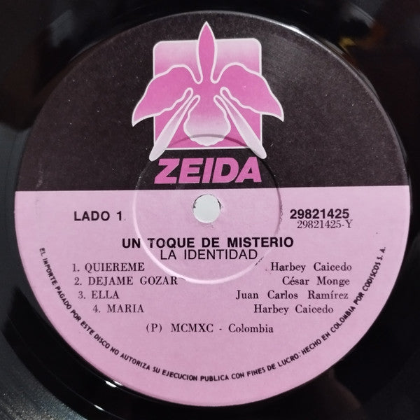 La Identidad : Un Toque De Misterio...Con Salsa (LP, Album)