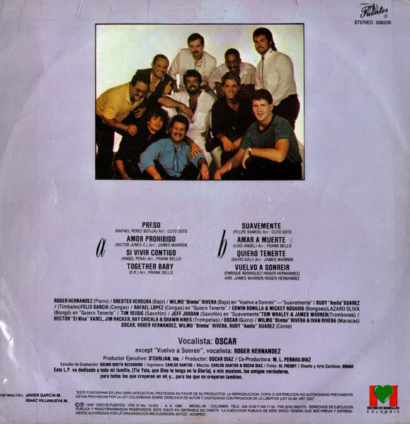 Oscar y La Fantasia* : Entero (LP, Album)