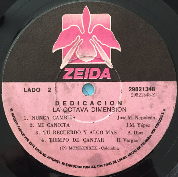 La Octava Dimension : Dedicación (LP, Album)