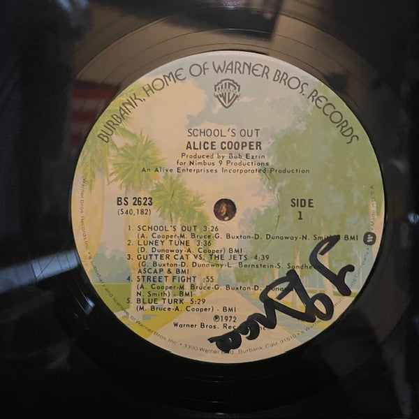 Alice Cooper : School's Out (LP, Album, RE, Win)