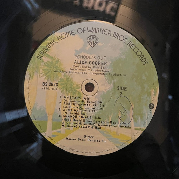 Alice Cooper : School's Out (LP, Album, RE, Win)