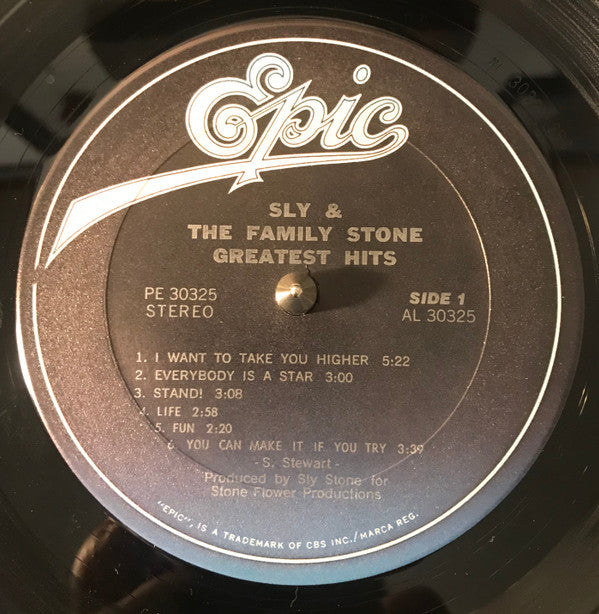 Sly & The Family Stone : Greatest Hits (LP, Comp, RE, Gat)
