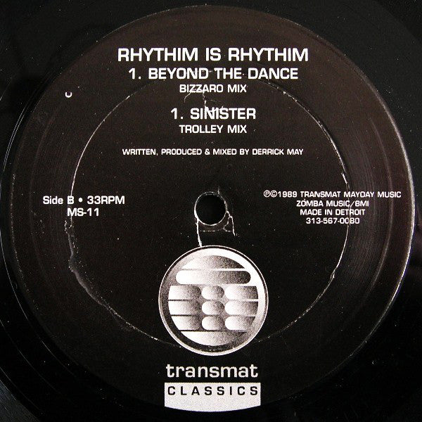 Rhythim Is Rhythim : Beyond The Dance (12", RE)