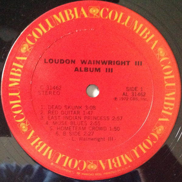 Loudon Wainwright III : Album III (LP, Album)