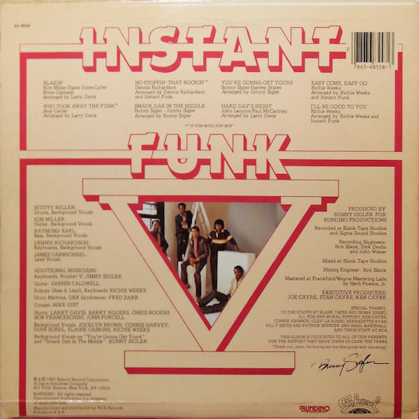 Instant Funk : Instant Funk V (LP, Album, Ind)