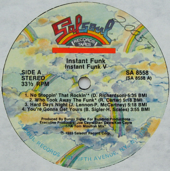 Instant Funk : Instant Funk V (LP, Album, Ind)