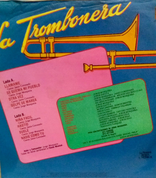 La Trombonera :  De Jorge Mosquera (LP, Album)