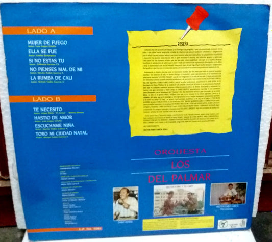 Orquesta Los Del Palmar : Mujer De Fuego (LP, Album)