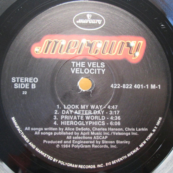 The Vels : Velocity (LP, Album, 22 )