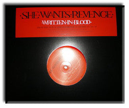 She Wants Revenge : Written In Blood (12", Promo, Red)