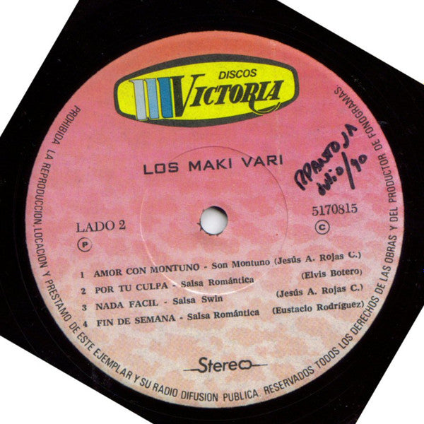 Los Maki Vari : Los Maki Vari (LP, Album)