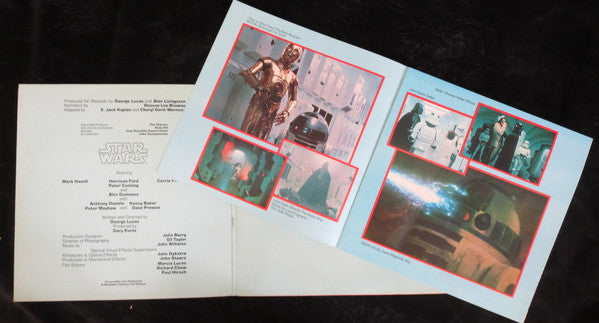 The Original Star Wars Cast With Narration By Roscoe Lee Brown : The Story Of Star Wars (LP, Album, Pit)