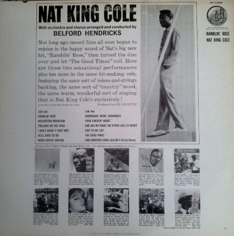 Nat King Cole : Ramblin' Rose (LP, Album, RE, Red)