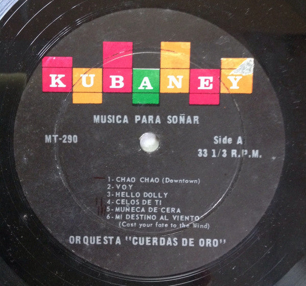 Orquesta Cuerdas De Oro : Musica Para Soñar (LP, Mono)