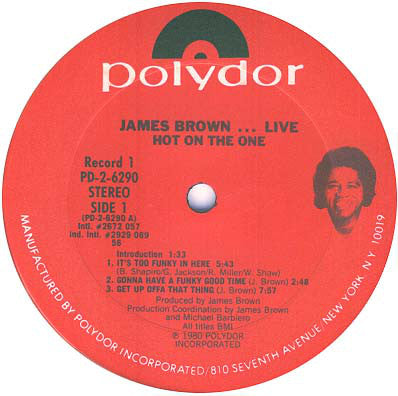 James Brown : ...Live Hot On The One (2xLP, Album, 56 )
