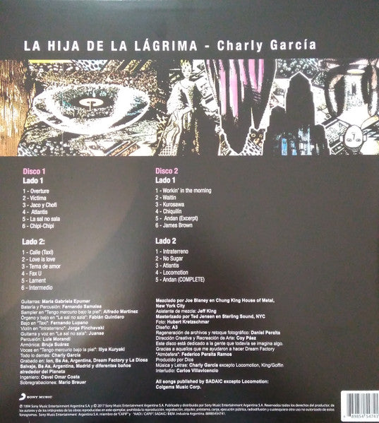 Charly Garcia : La Hija De La Lágrima (2xLP, Album)