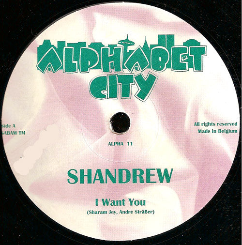 Shandrew : I Want You (12")