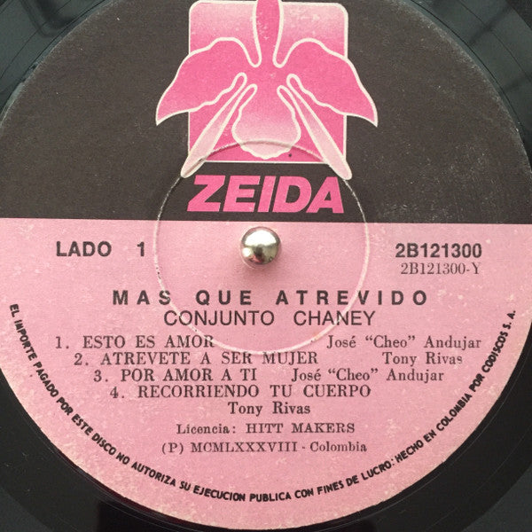 Conjunto Chaney : Más Que Atrevido (LP, Album)