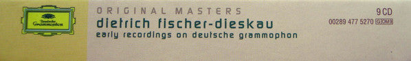 Dietrich Fischer-Dieskau : Early Recordings On Deutsche Grammophon (9xCD, Mono, RM + Box, Comp, RE)