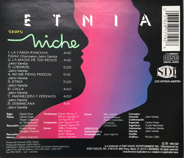 Grupo Niche : Etnia (CD, Album)