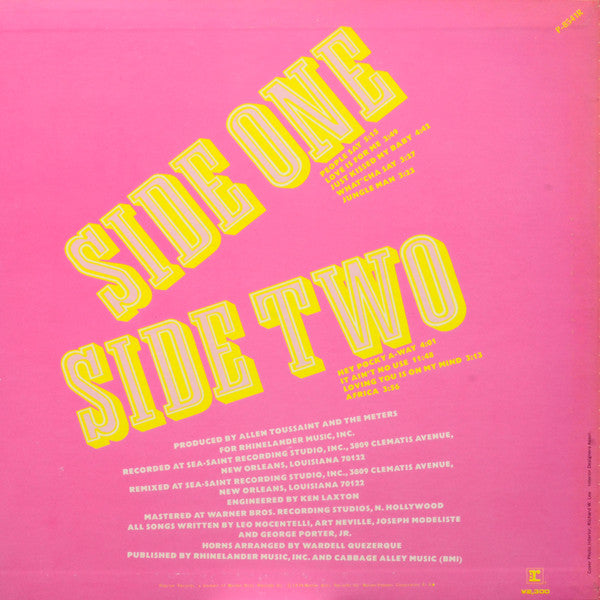 The Meters : Rejuvenation (LP, Album, Promo)