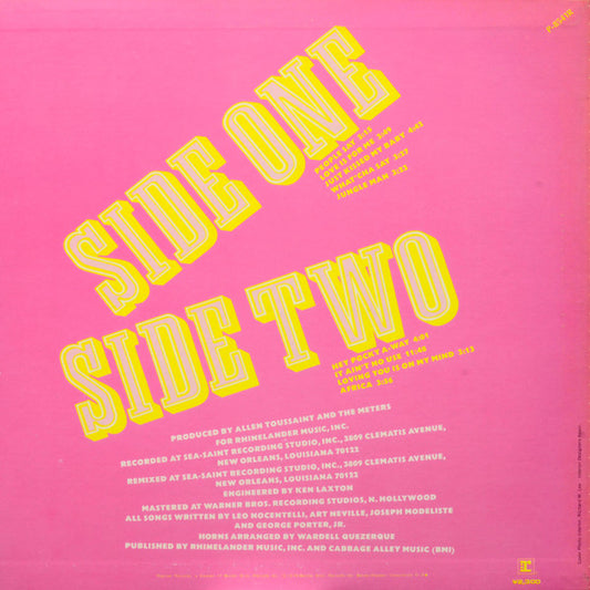 The Meters : Rejuvenation (LP, Album, Promo)